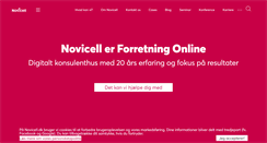 Desktop Screenshot of novicell.dk