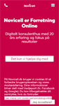 Mobile Screenshot of novicell.dk